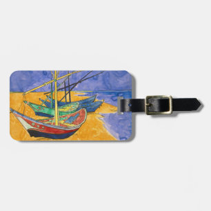 Vincent van Gogh - Fishing Boats on the Beach Luggage Tag