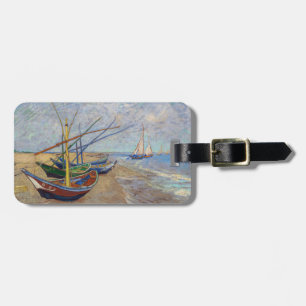 Vincent van Gogh - Fishing Boats on the Beach Luggage Tag