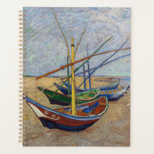 Vincent van Gogh - Fishing Boats on the Beach Planner