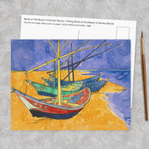Vincent van Gogh - Fishing Boats on the Beach