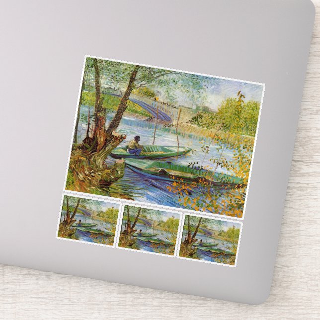 Vincent Van Gogh, Fishing in the Spring (Detail)