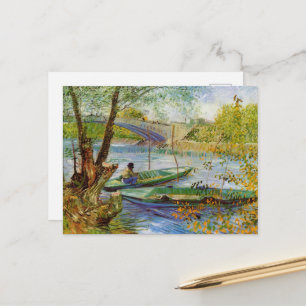 Vincent Van Gogh, Fishing in the Spring Postcard