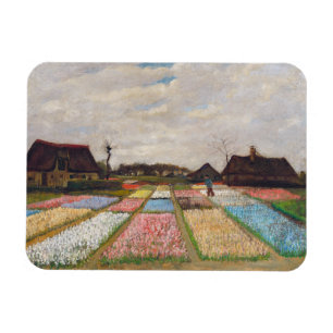 Vincent van Gogh - Flower Beds in Holland Magnet