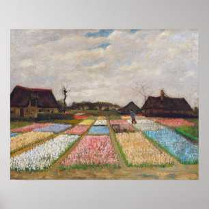 Vincent van Gogh - Flower Beds in Holland Poster