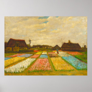 Vincent van Gogh Flower Beds in Holland Poster