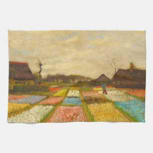 Vincent van Gogh Flower Beds in Holland Tea Towel