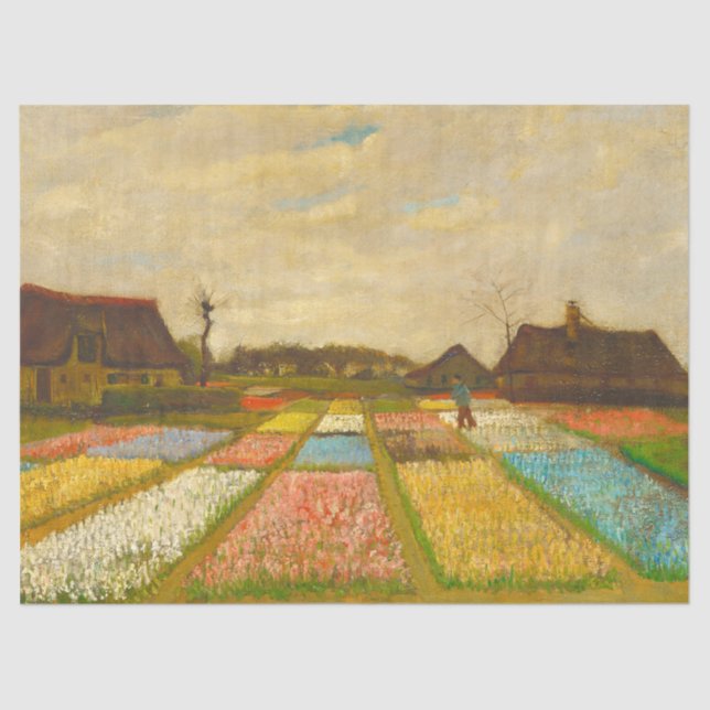 Vincent Van Gogh Flower Beds in Holland Tissue Paper (Front)