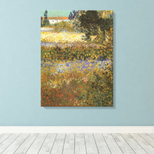 Vincent van Gogh - Flowering Garden Canvas Print