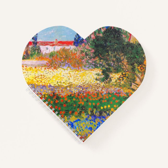 Vincent Van Gogh Flowering Garden Notebook (Front)