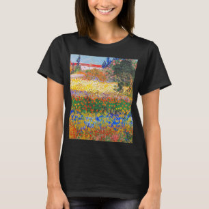 Vincent Van Gogh Flowering Garden T-Shirt
