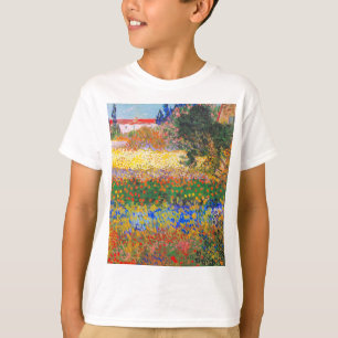 Vincent Van Gogh Flowering Garden T-Shirt