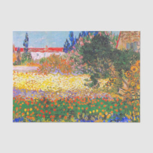 Vincent Van Gogh Flowering Garden Tissue Paper