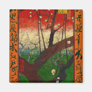 Vincent van Gogh - Flowering Plum Orchard Magnet