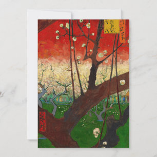 Vincent van Gogh - Flowering Plum Orchard Thank You Card