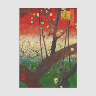 Vincent van Gogh - Flowering Plum Orchard Tissue Paper