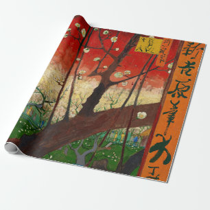 Vincent van Gogh - Flowering Plum Orchard Wrapping Paper