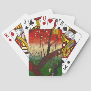 Vincent van Gogh - Flowering Plum Tree Playing Cards