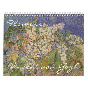 Vincent van Gogh Flowers, Post Impressionism Art Calendar