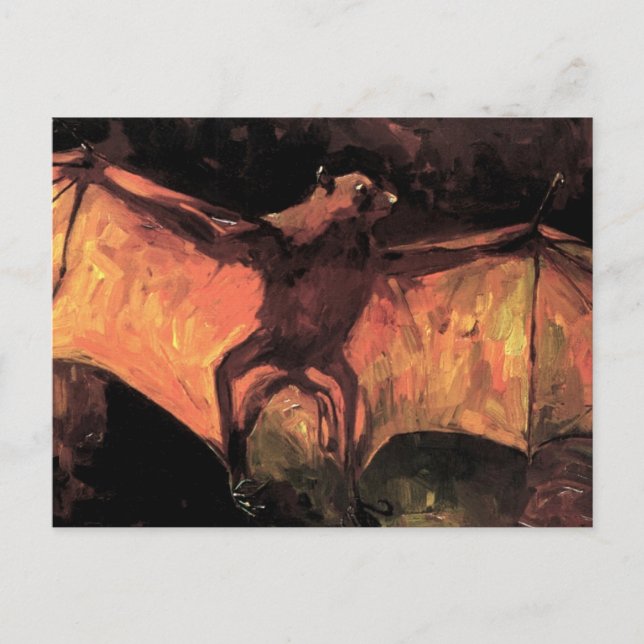 Vincent Van Gogh - Flying Fox - Halloween Fine Art Postcard (Front)