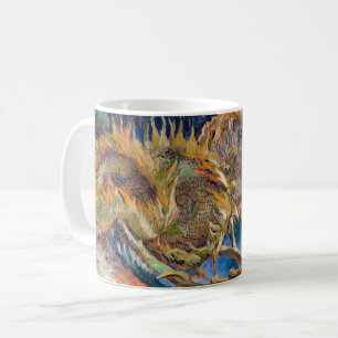 Vincent van Gogh - Four Cut Sunflowers Coffee Mug