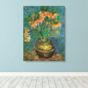 Vincent van Gogh - Fritillaries in a Copper Vase Canvas Print