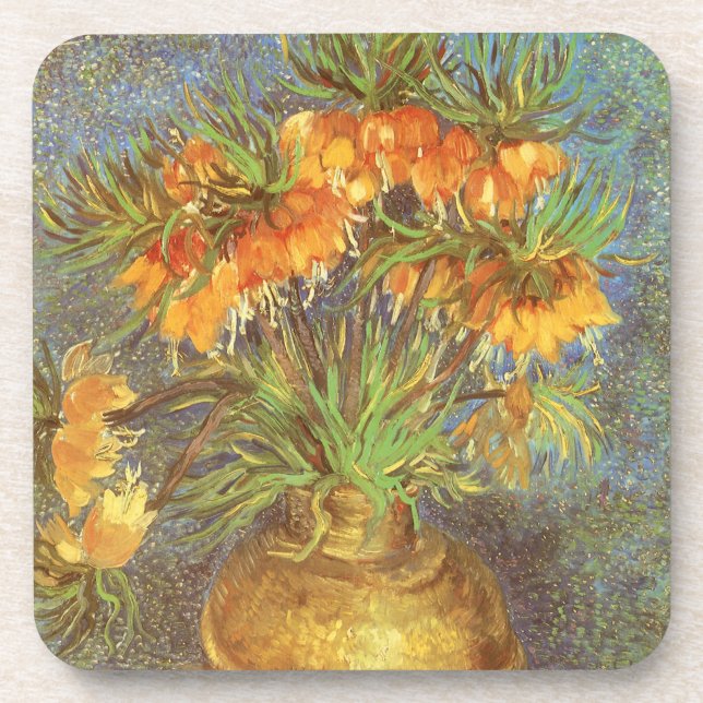 Vincent van Gogh - Fritillaries in a Copper Vase Coaster (Front)