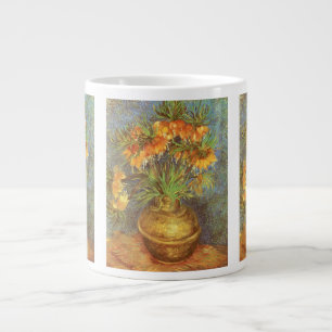 Vincent van Gogh - Fritillaries in a Copper Vase Large Coffee Mug