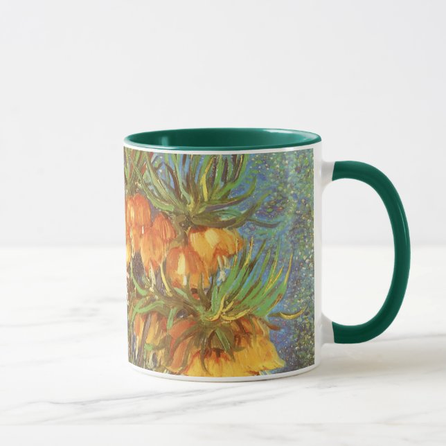 Vincent van Gogh - Fritillaries in a Copper Vase Mug (Right)