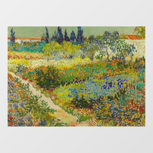 Vincent Van Gogh Garden at Arles (Sheet)