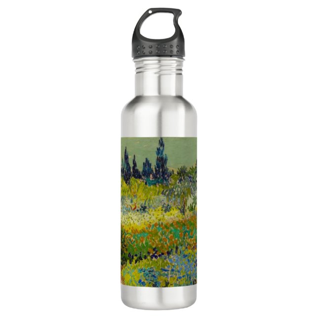 Vincent Van Gogh Garden at Arles 710 Ml Water Bottle (Front)