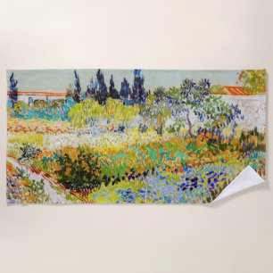 Vincent van Gogh - Garden at Arles Beach Towel