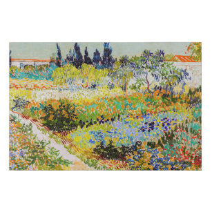 Vincent van Gogh - Garden at Arles Faux Canvas Print