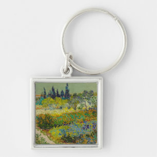 Vincent Van Gogh Garden at Arles Key Ring