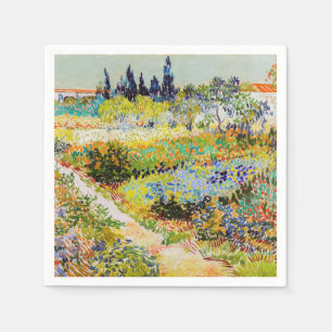Vincent van Gogh - Garden at Arles Napkin