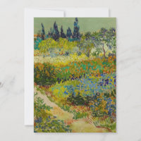 Vincent Van Gogh Garden at Arles