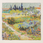 Vincent van Gogh - Garden at Arles Scarf<br><div class="desc">Garden at Arles / Flowering Garden with Path / Jardin a Arles - Vincent van Gogh,  1888</div>