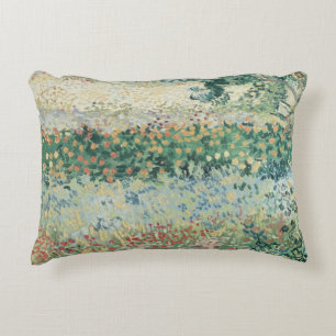 Vincent van Gogh Garden in Bloom, Arles, 1888 Decorative Cushion