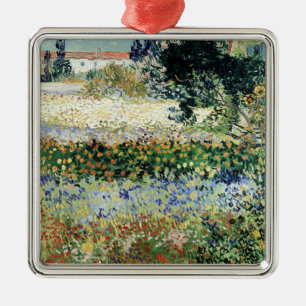 Vincent van Gogh   Garden in Bloom, Arles, 1888 Metal Tree Decoration