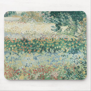Vincent van Gogh Garden in Bloom, Arles, 1888 Mouse Pad