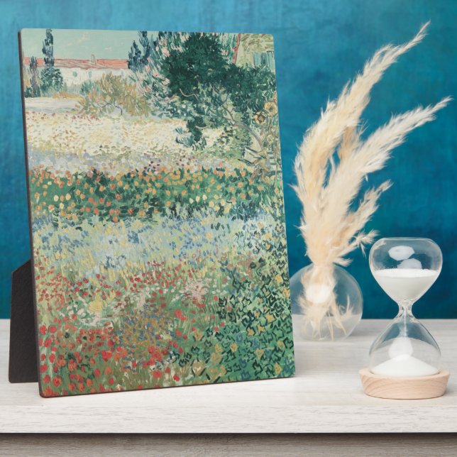 Vincent van Gogh | Garden in Bloom, Arles, 1888 Plaque (Side)