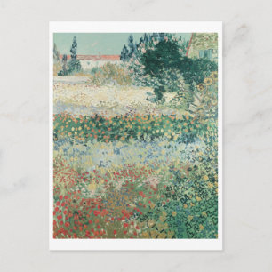 Vincent van Gogh Garden in Bloom, Arles, 1888 Postcard
