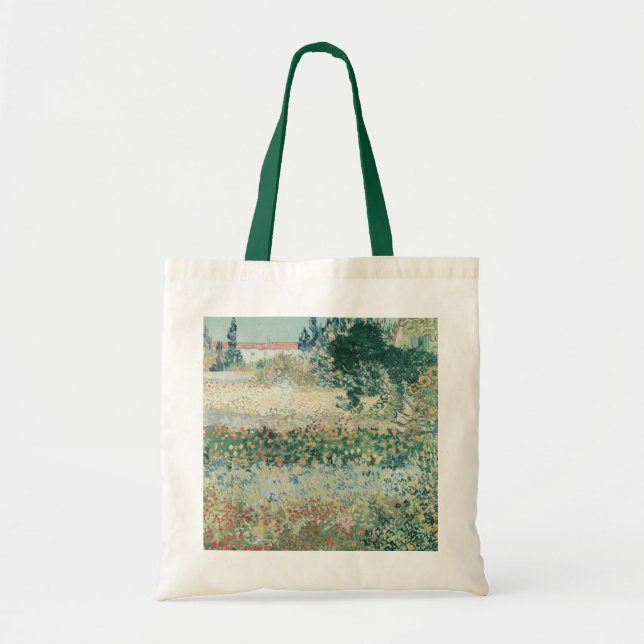 Vincent van Gogh | Garden in Bloom, Arles, 1888 Tote Bag (Front)