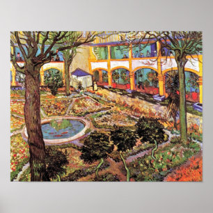 Vincent Van Gogh - Garden Of The Hospital In Arles Poster
