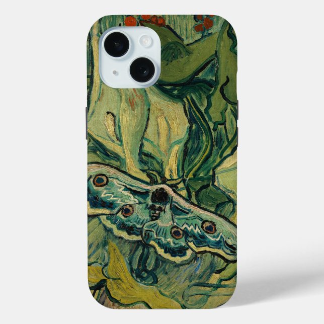 Vincent van Gogh - Giant Peacock Moth Case-Mate iPhone Case (Back)