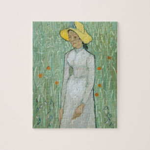 Vincent van Gogh   Girl in White, 1890 Jigsaw Puzzle