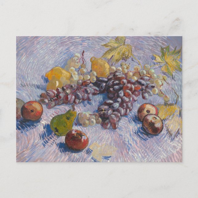 Vincent van Gogh - Grapes, Lemons, Pears, Postcard (Front)
