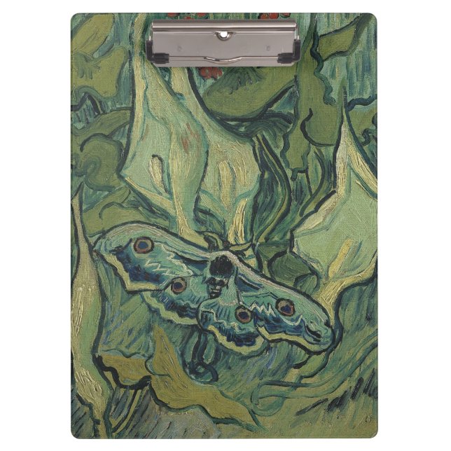 Vincent van Gogh - Great Peacock Moth Clipboard (Front)