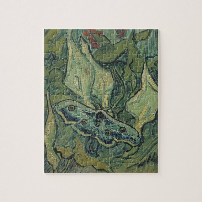 Vincent van Gogh - Great Peacock Moth Jigsaw Puzzle (Vertical)