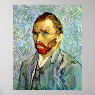 Vincent Van Gogh - Green Self-Portrait Fine Art Poster