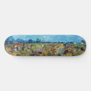 Vincent van Gogh - Green Vineyard Skateboard